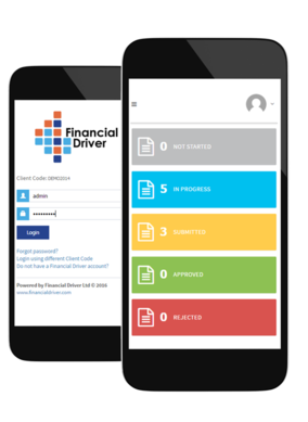 screenshot of Financial Driver